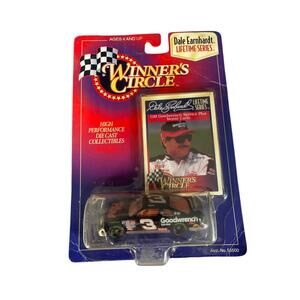 Vintage 1997 NIP Winner’s Circle Dale Earnhardt Lifetime Series Die-Cast Car